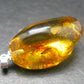 Natural Insects in Baltic Amber 925 Silver Pendant from Poland - 1.5" - 4.85 Grams