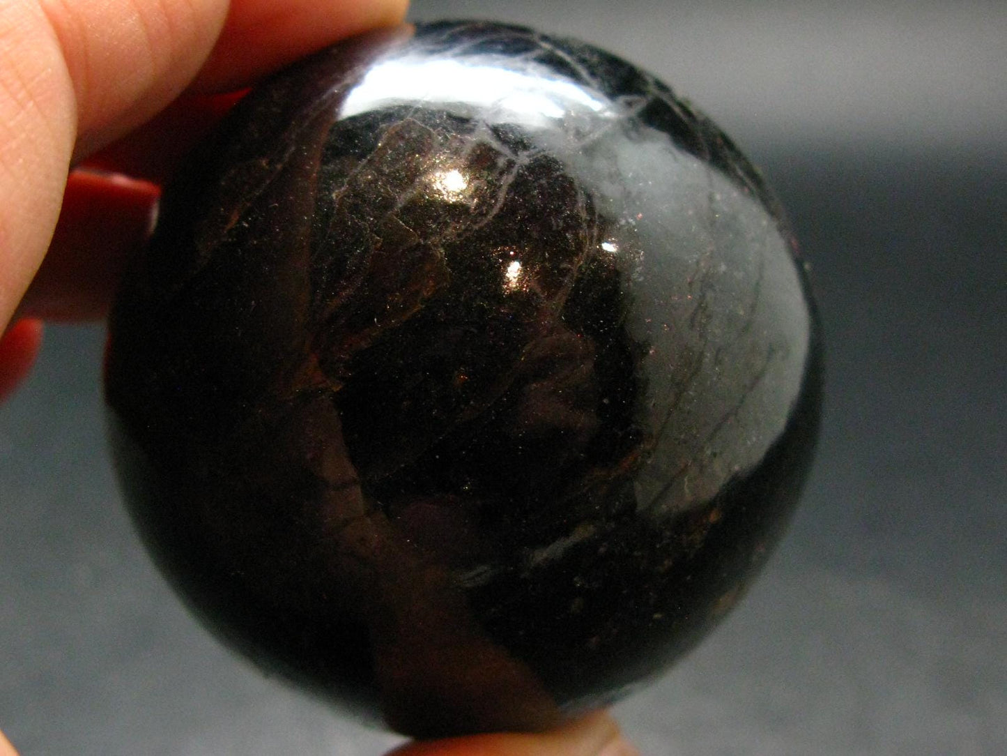 Red Garnet Almandine Sphere Ball From India - 355.72 Grams - 2.1"