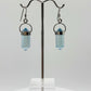 Swiss Blue Topaz Point Earrings in Sterling Silver - Weight 6.57 Grams