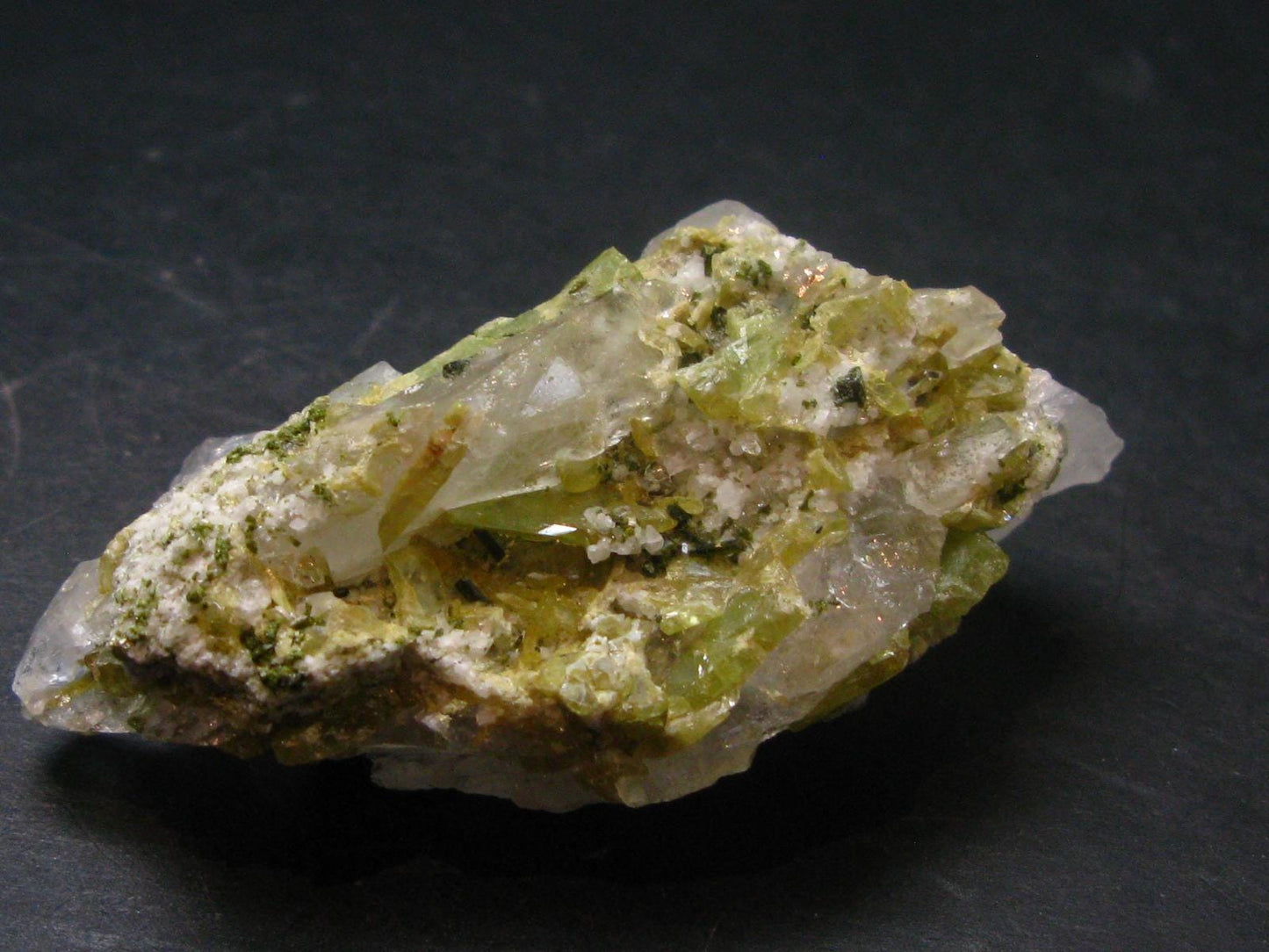 Rare Titanite Sphene Crystal Cluster From Brazil - 2.9"