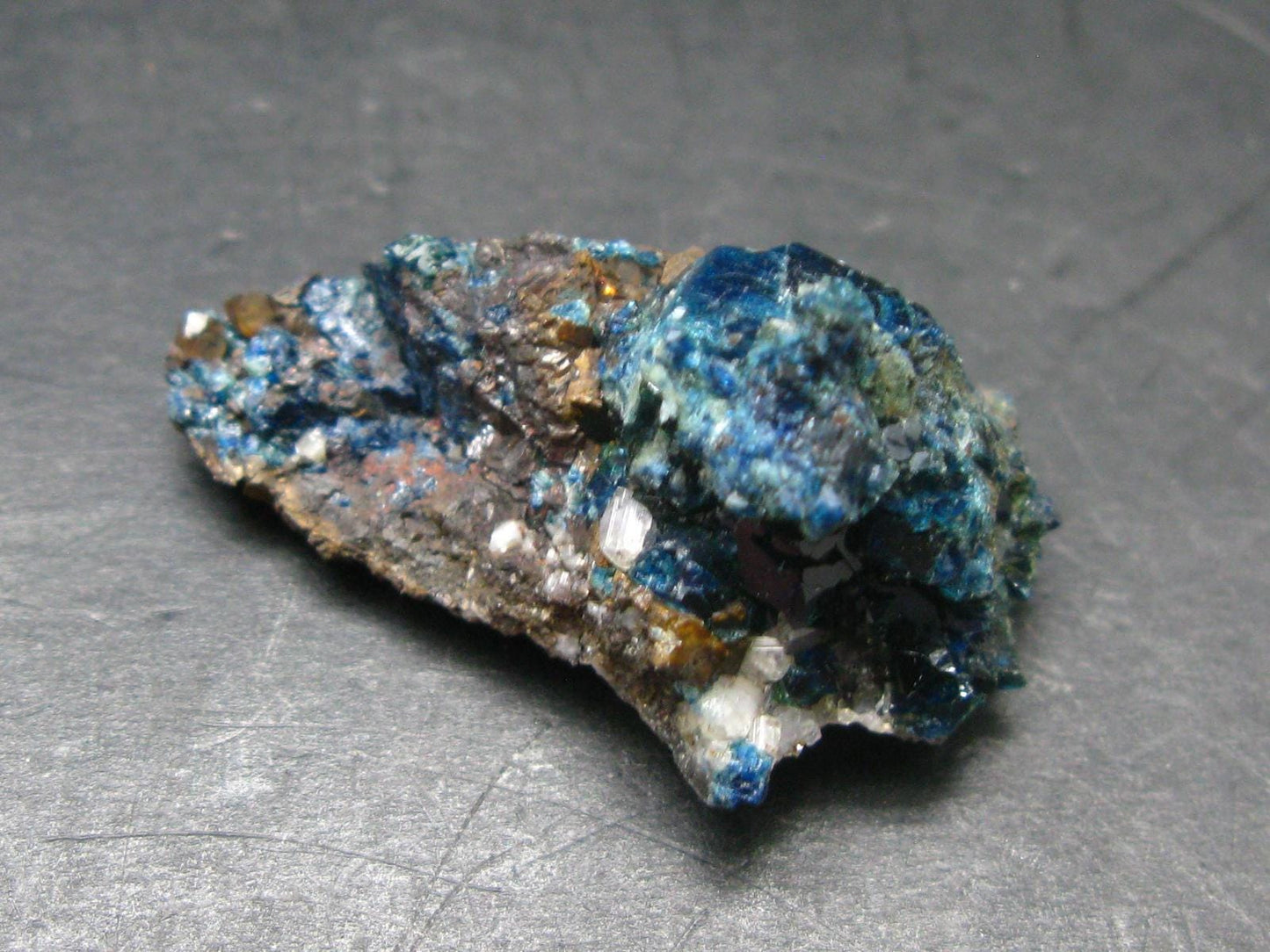 Lazulite & Siderite Cluster From Canada - 1.4" - 11.62 Grams