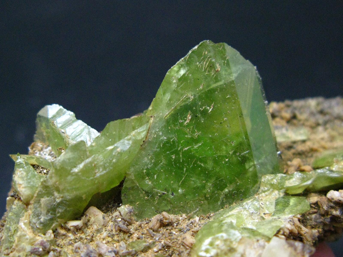 Rare Titanite Sphene Crystal Cluster From Madagascar - 3.3"