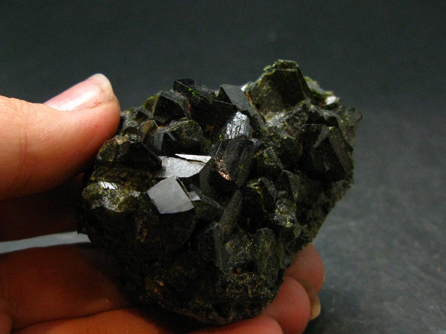 Nice Rare Terminated Epidote Crystal From Peru - 1.9" - 114.66 Grams