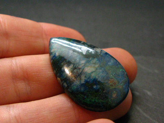 Shattuckite Cabochon from Namibia - 1.3" - 4.85 Grams