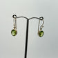 Peridot Sterling Silver Dangle Earrings | August Birthstone