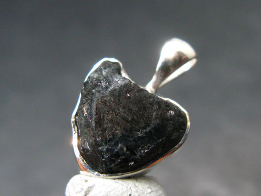 Alexandrite Chrysoberyl Crystal Silver Pendant From Brazil - 0.7" - 2.33 Grams