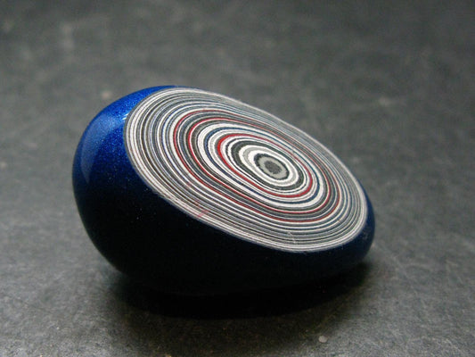 Very Cool Fordite "Detroit Motor City Agate" from Michigan - 1.3"- 8.68 Grams