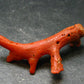 Rare Natural Red Coral From Italy - 1.8" - 2.77 Grams