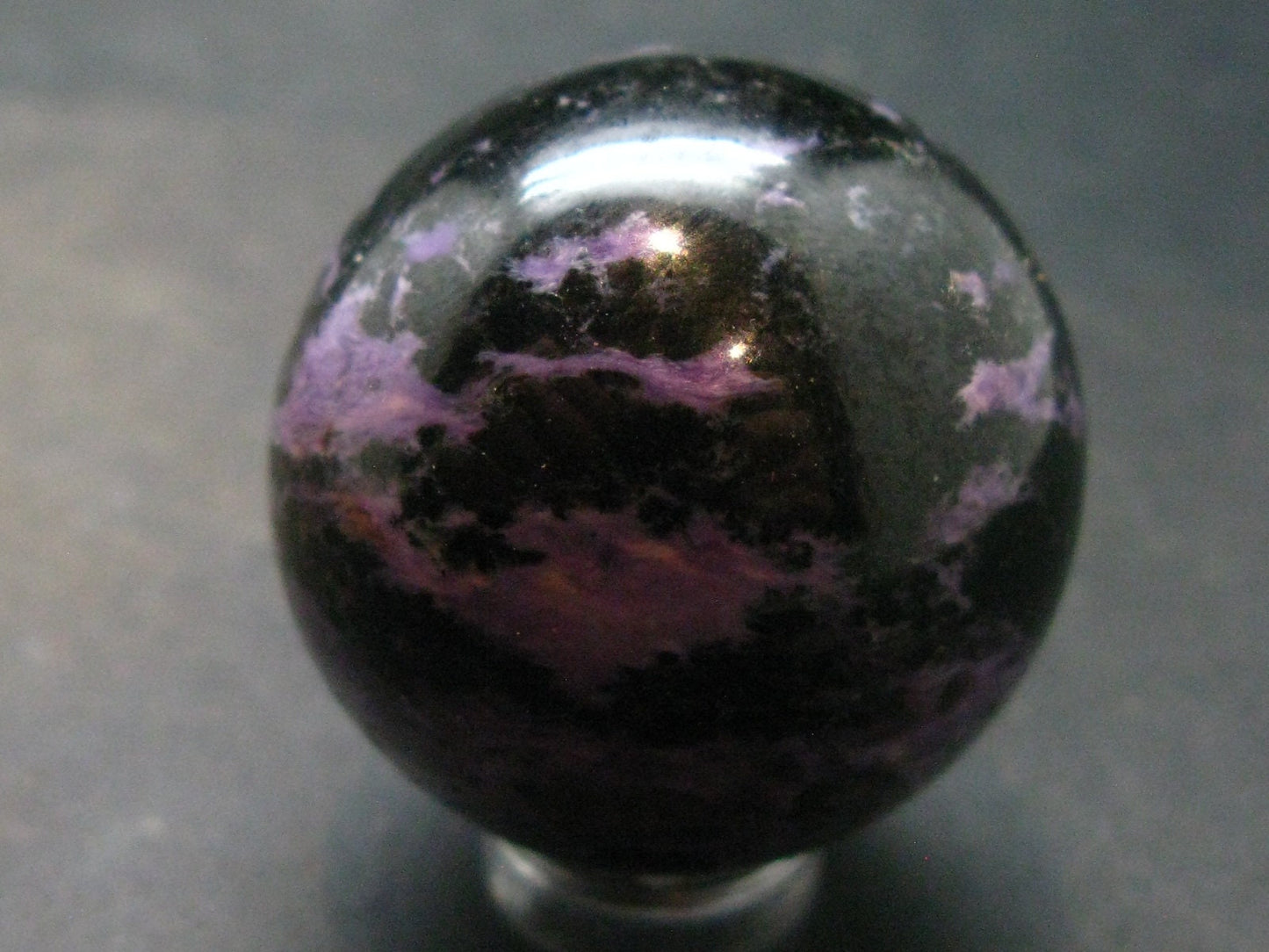 Nice Charoite Sphere from Russia - 63.05 Grams - 1.3"
