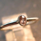 Genuine Alexandrite Gem Silver Ring From Russia - Size 9 - 1.54 Grams