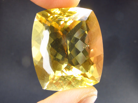 Stone of Success!! Genuine Intense Yellow Citrine Cut Stone From Brazil - 1.1" - 60.9 Carats