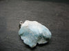 Rare Blue Larimar Pectolite Silver Pendant From Dominican Republic - 1.2"