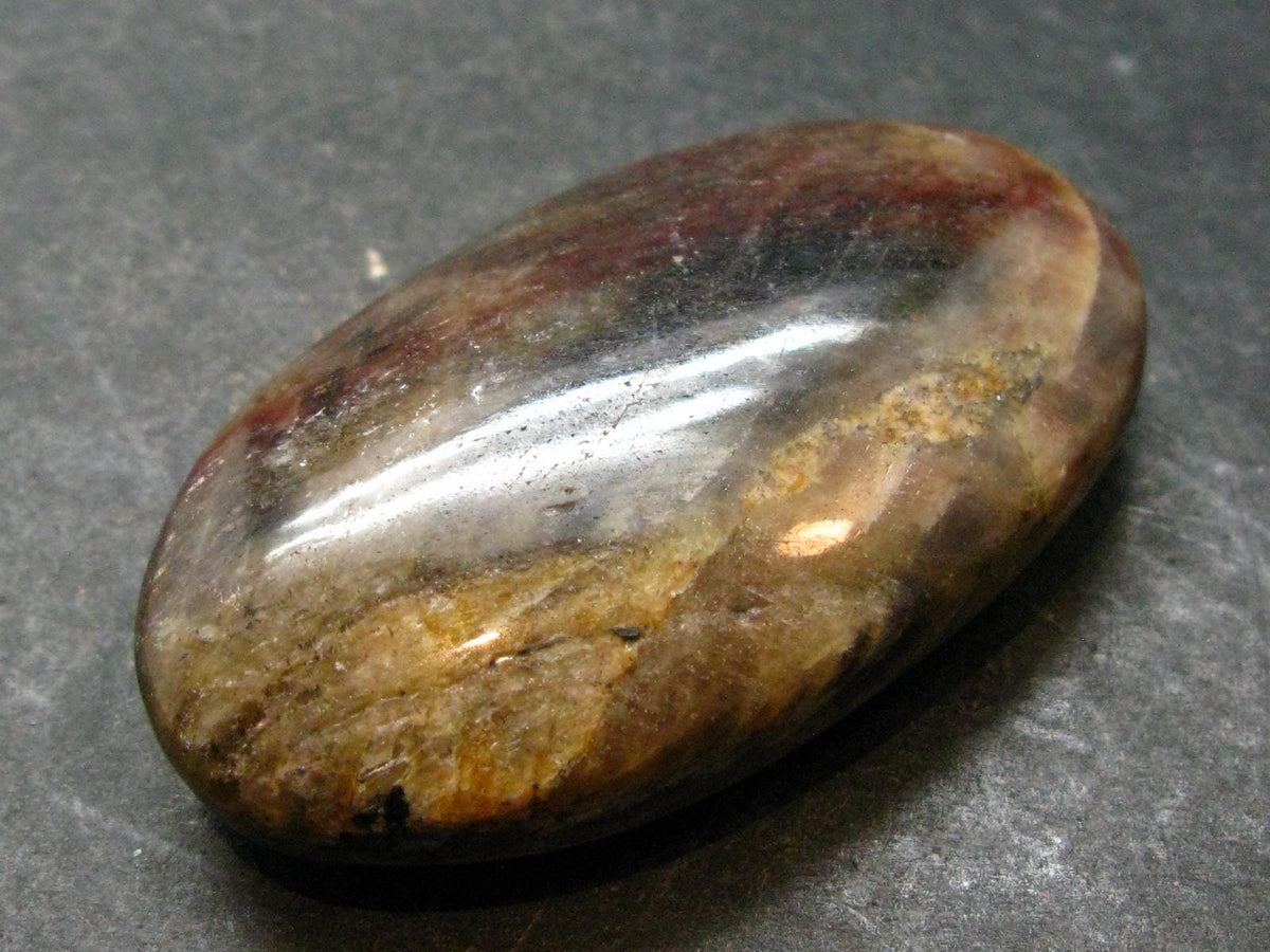 Tumbled Polished Gem Yellow Sapphire Stone From Sri Lanka - 2.1" - 60.42 Grams