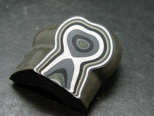 Very Cool Fordite "Detroit Motor City Agate" from Michigan - 1.4"- 14.39 Grams