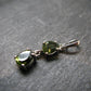 Moldavite Tektite Silver Pendant from Czech Republic - 1.1" - 1.51 Grams