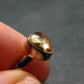 Fabulous Untreated Faceted Gem Imperial Topaz 925 Silver Ring from Brazil - Size 5 - 2.35 Grams