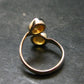 Citrine Sterling Silver Ring - Size 5 - 1.92 Grams