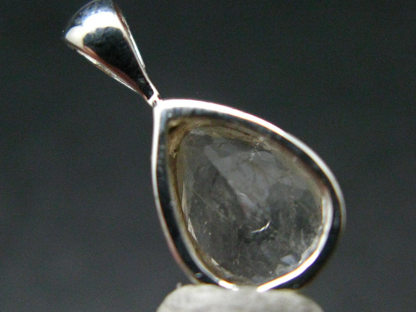 Gem Phenakite Phenacite 3.61 Carats Facetted Pendant from Russia - 1.65 Grams - 0.8"