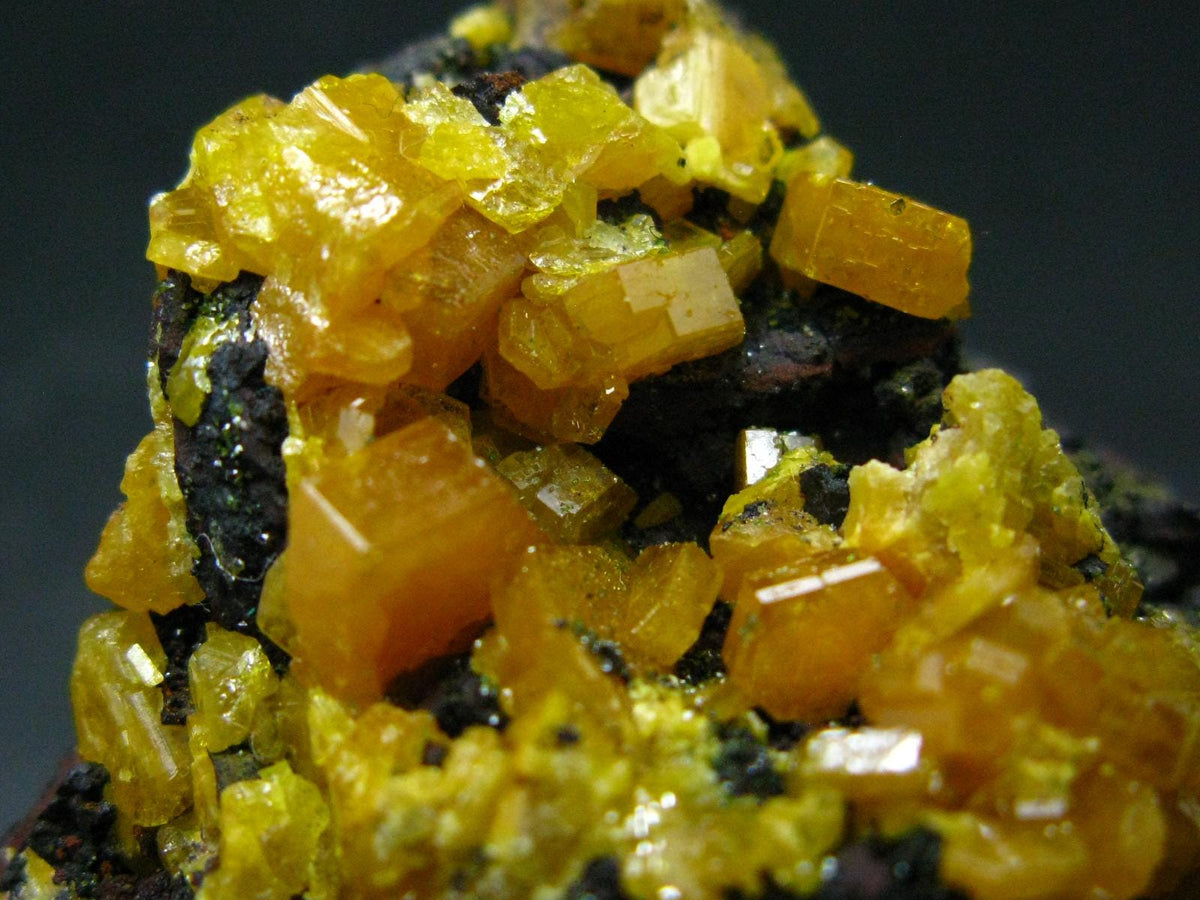 Nice Large Yellow Mimetite Cluster from Congo - 1.8"