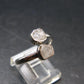Natrolite Silver Ring From Russia - 2.18 Grams - Size 9