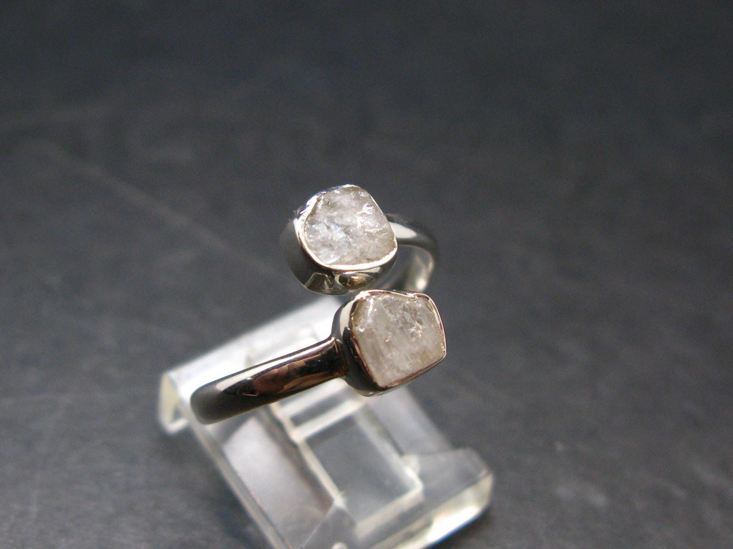 Natrolite Silver Ring From Russia - 2.18 Grams - Size 9