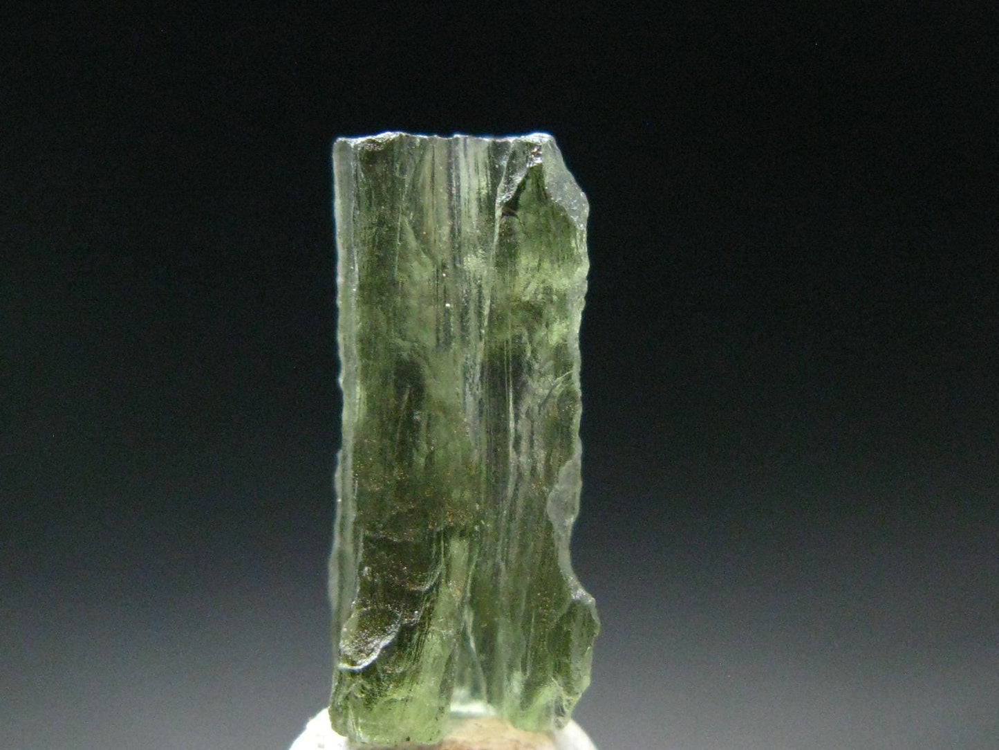 Moldavite Tektite Raw Piece from Czech Republic - 0.7" - 4.10 Carats - 0.82 Grams