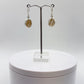 Golden Rutile Crystal Drop Earrings – Natural Gemstone Sterling Silver Dangle Jewelry