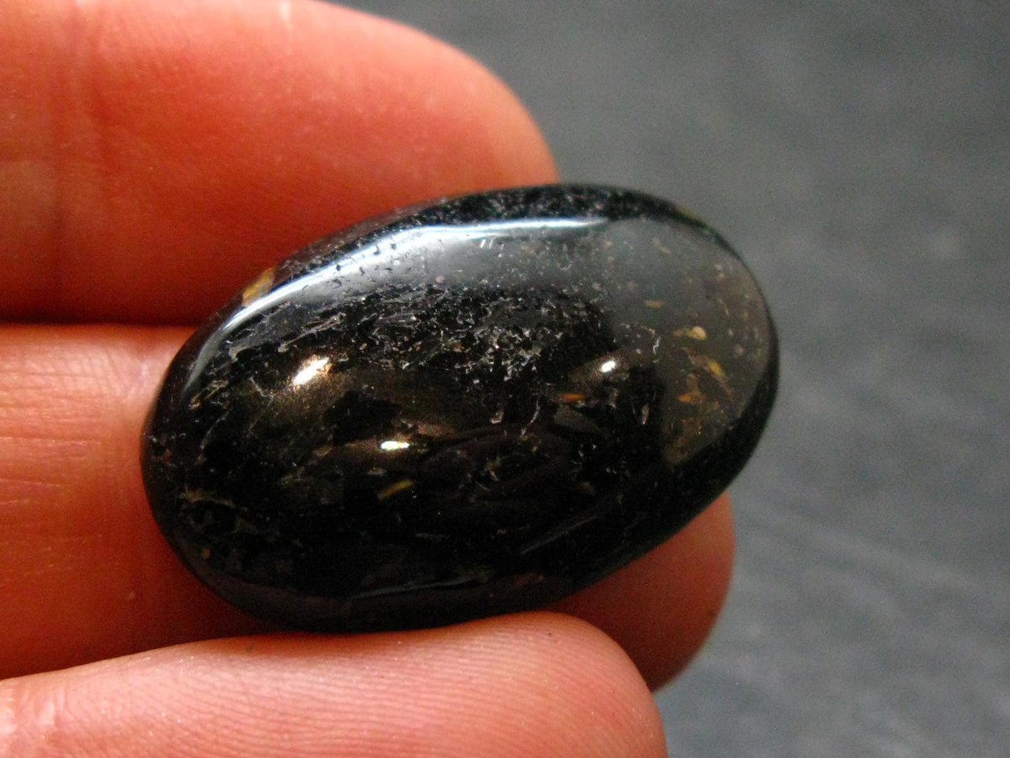 Rare Nuumite Nuummite Cabochon From Greenland - 1.0" - 5.23 Grams