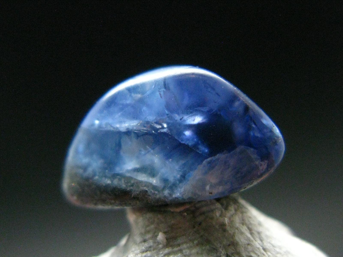 Gem Benitoite Polished Stone From California - 3.36 Carats - 11x7mm