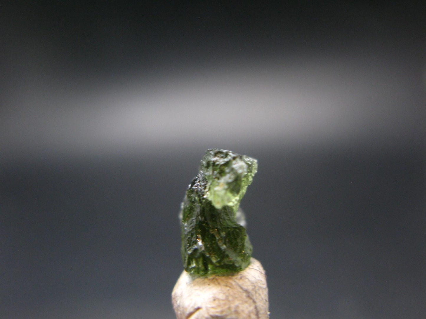 Moldavite Tektite Raw Piece from Czech Republic - 0.4" - 4.80 Carats - 0.96 Grams
