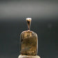Phenakite Phenacite Crystal Silver Pendant From Russia - 0.7" - 1.0 Grams