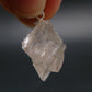 Clear Petalite Crystal Silver Pendant from Brazil - 1.0" - 2.43 Grams