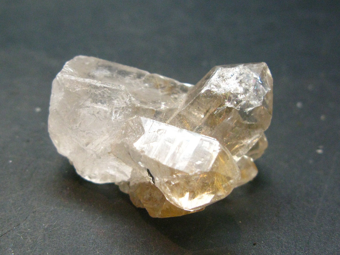 Large Rutilated Smoky Quartz Crystal from Brazil - 1.4" - 26.78 Grams