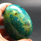 Chrysocola Chrysocolla Egg From Peru - 2.5" - 183.06 Grams