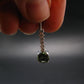 Moldavite Tektite Silver Pendant from Czech Republic - 1.0" - 1.33 Grams