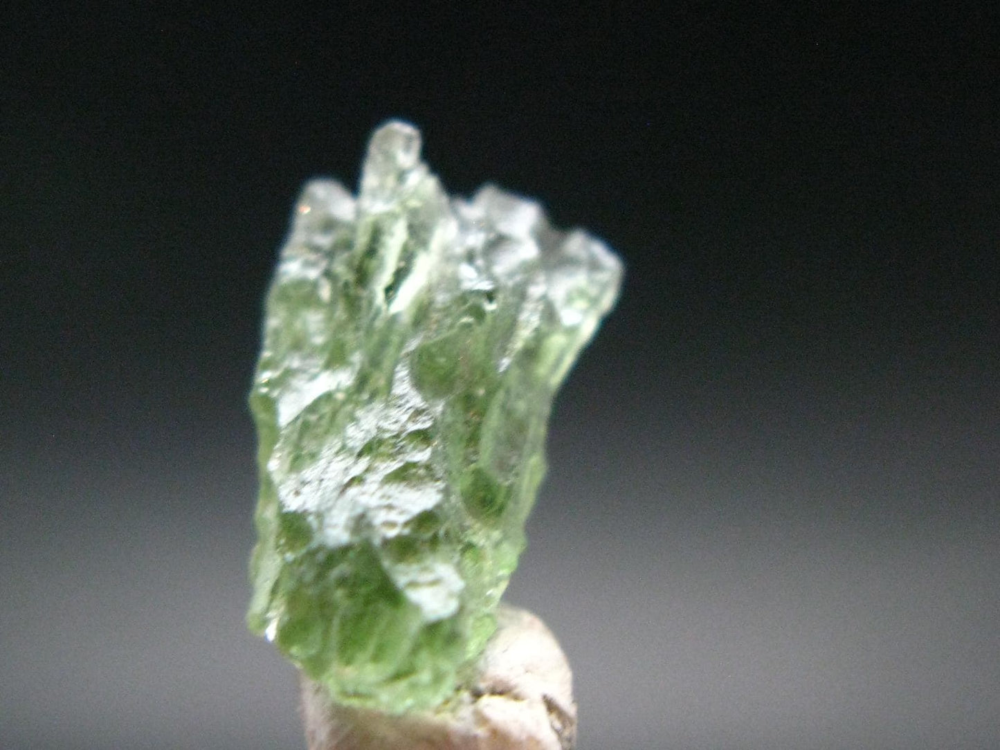 Moldavite Tektite Raw Piece from Czech Republic - 0.6" - 3.95 Carats - 0.79 Grams
