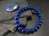 Lapis Lazuli Lazurite Genuine Bracelet ~ 7 Inches ~ 8mm Round Beads