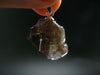 Rare Axinite Crystal Silver Pendant From Russia - 0.9" - 2.45 Grams