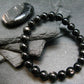 Hypersthene Genuine Bracelet ~ 7 Inches ~ 8mm Round Beads