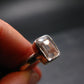 Phenakite Phenacite Crystal Facetted Silver 2.02 Carats Ring From Russia - Size 6 - 2.0Grams