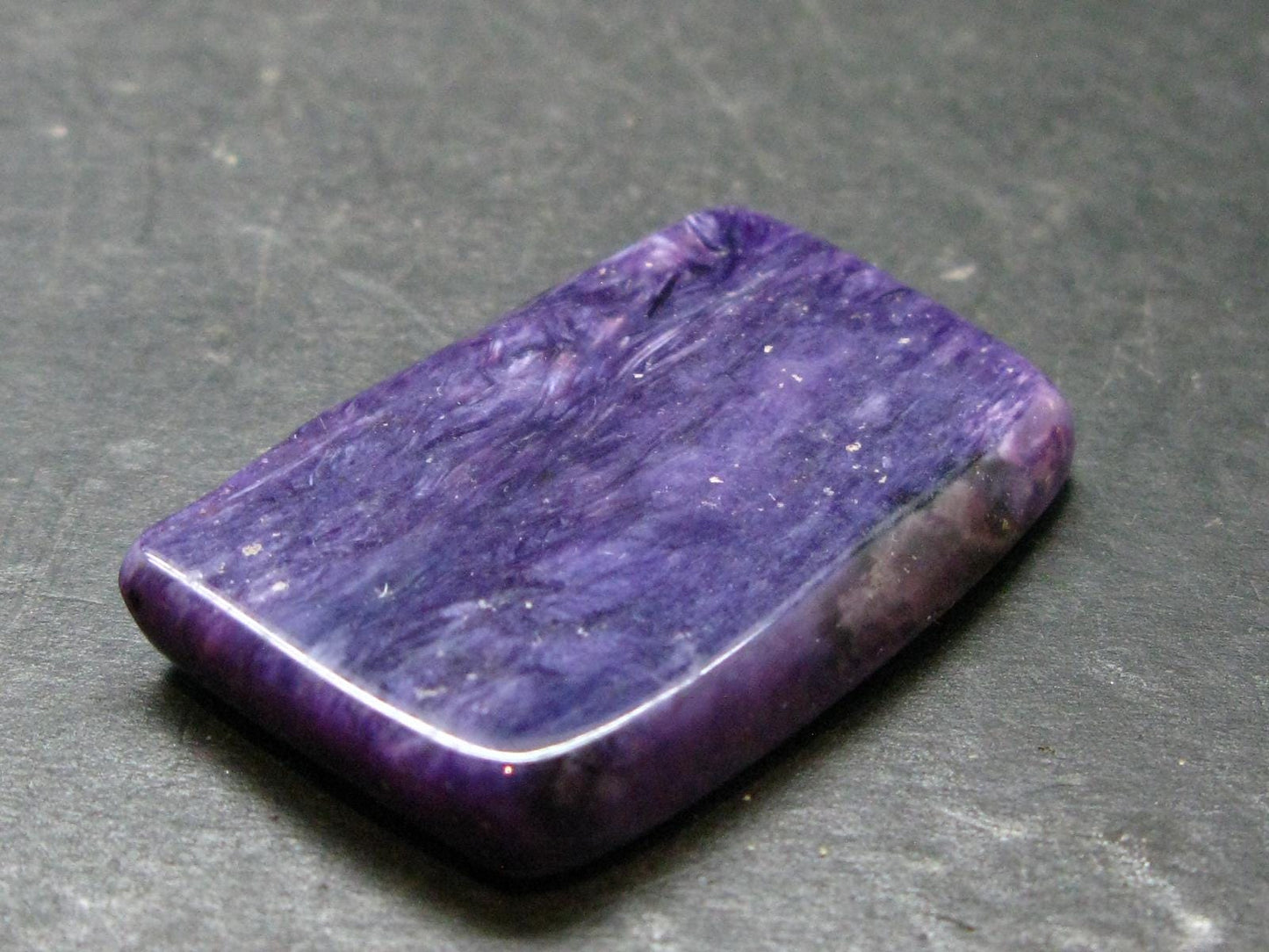 Large Nice Charoite Tumbled Stone from Russia - 12.63 Grams - 1.5"