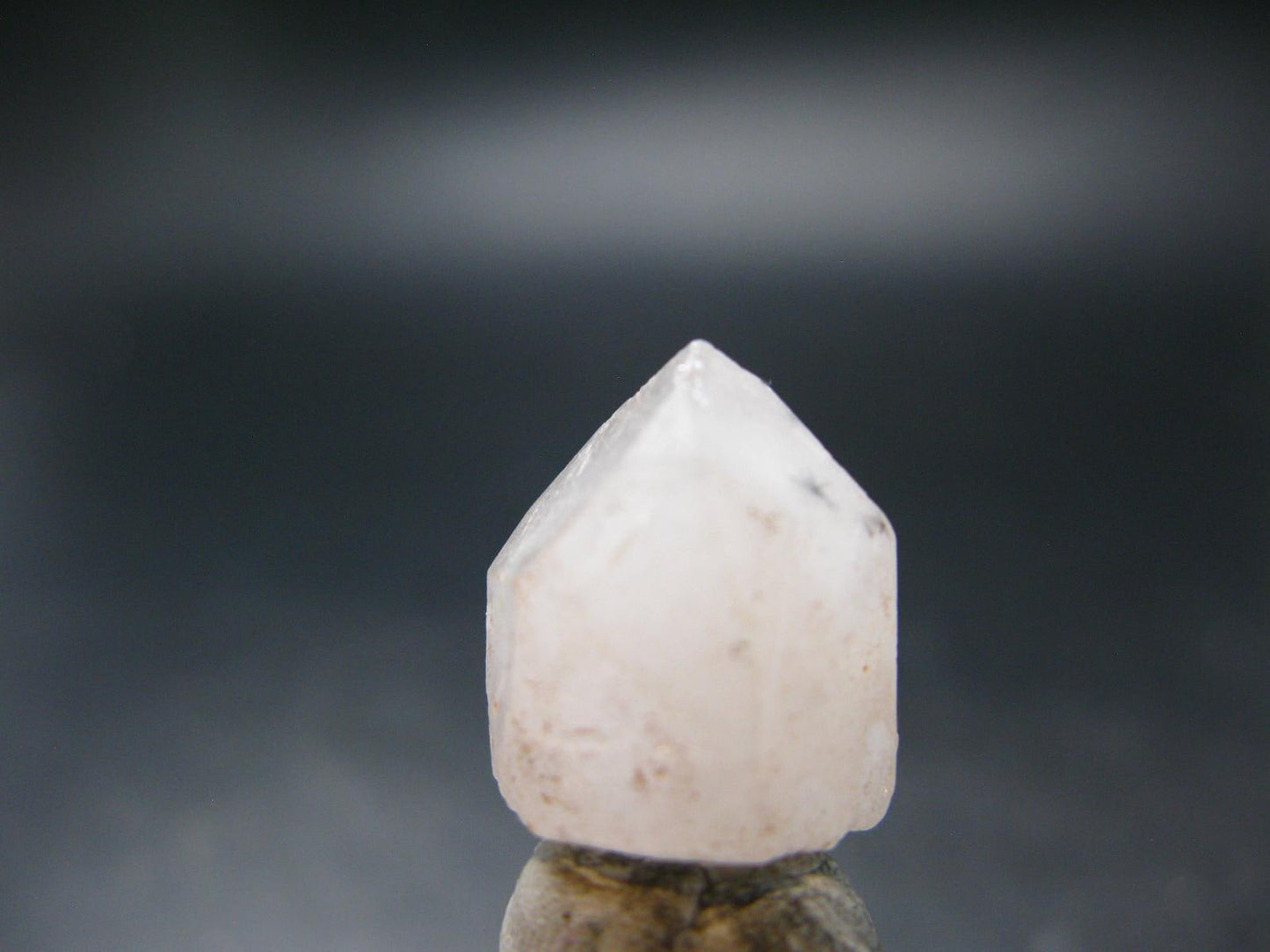 Hollandite in Quartz Crystal from Madagascar - 0.7" - 3.79 Grams