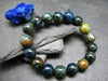 Azurite Genuine Bracelet ~ 7 Inches ~ 12mm Round Beads