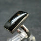 Real!! Very Rare Nuumite Nuummite Sterling Silver Ring from Greenland - 5.31 Grams - Size 7