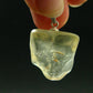 Gem Libyan Desert Glass Tektite Pendant Sterling Silver from Libya - 1.1" - 5.03 Grams