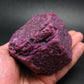 Genuine Ruby Corundum Crystal from India - 850 Grams - 3.5"