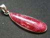 Amazing Landscape Rhodonite Silver Pendant From Russia - 1.7" - 4.42 Grams