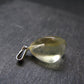 Gem Libyan Desert Glass Tektite Pendant Sterling Silver from Libya - 1.0" - 2.3 Grams