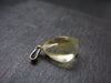 Gem Libyan Desert Glass Tektite Pendant Sterling Silver from Libya - 1.0" - 2.3 Grams