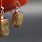 Phenakite Phenacite Earrings From Brazil - 1.0" - 2.72 Grams